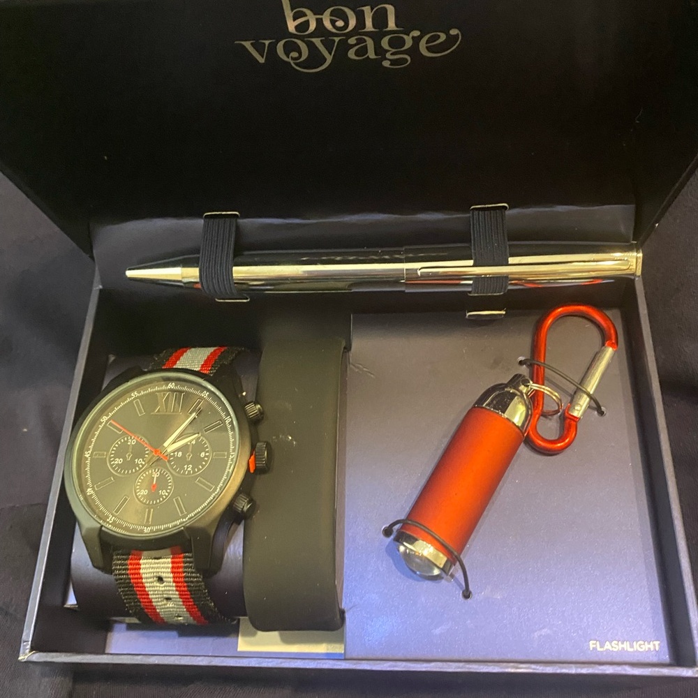 Bon Voyage Watch and Accessory Set - NWT